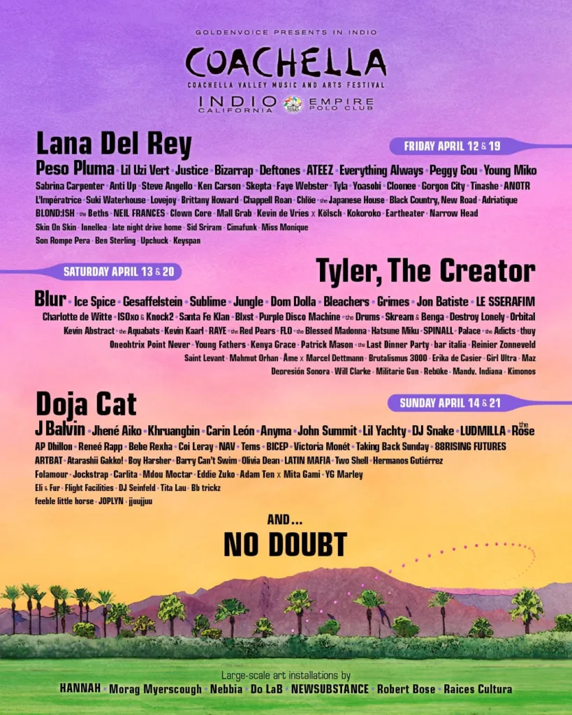 Coachella 2024 Weekend 1 - 3 Day Pass at Empire Polo Field